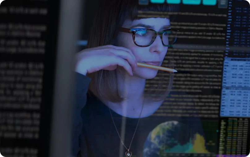 User acceptance testing specialist at a workstation